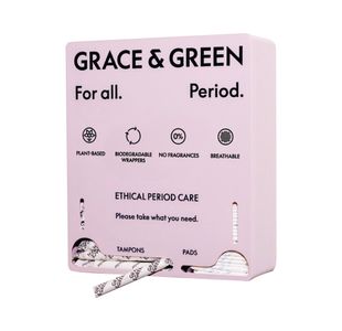 Grace and Green Standard Pad and Tampon Dispenser Clay GG_PPD_STANDARD