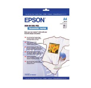 Epson Iron-on Cool Peel Transfer Paper A4 (Pack of 10) C13S041154