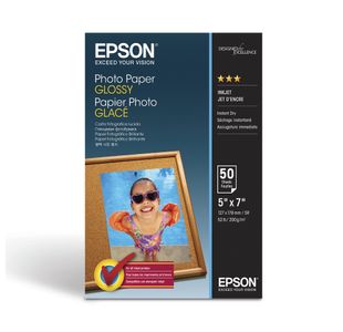 Epson Glossy Photo Paper (130 x 180mm) 200gsm Pack of 50 C13S042545