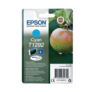 Epson T1292 Apple DURABrite Ultra Ink Cartridge Cyan C13T12924012