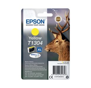 Epson T1304 Stag DURABrite Ultra Ink Cartridge Yellow C13T13044012