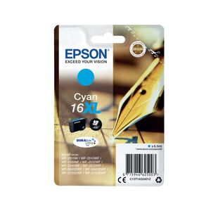 Epson 16XL Pen and Crossword DURABrite Ultra Ink Cartridge High Yield Cyan C13T16324012