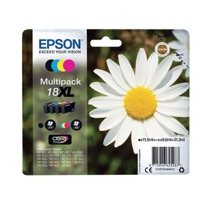 Epson 18XL Daisy Claria Home Ink Cartridge High Yield CMYK Multipack C13T18164012
