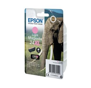 Epson 24XL Elephant Claria Photo HD Ink Cartridge High Yield Light Magenta C13T24364012