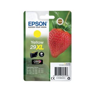 Epson 29XL Strawberry Claria Home Ink Cartridge High Yield Yellow C13T29944012