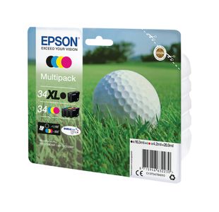 Epson 34XL DURABrite Ultra Ink Cartridge CMYK Multipack C13T34794010