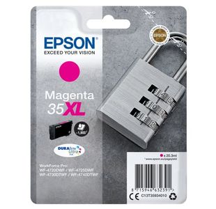 Epson 35XL Padlock DURABrite Ultra Ink Cartridge High Yield Magenta C13T35934010
