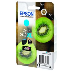 Epson 202XL Kiwi Claria Premium Ink Cartridge High Yield Cyan C13T02H24010