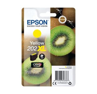 Epson 202XL Kiwi Claria Premium Ink Cartridge High Yield Yellow C13T02H44010