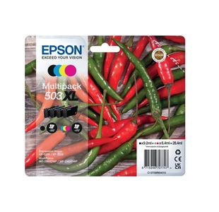 Epson 503XL Chillies Ink Cartridge High Yield CMYK C13T09R64010
