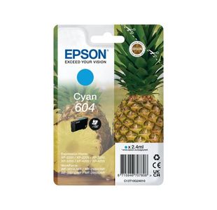 Epson 604 Pineapple Ink Cartridge Cyan C13T10G24010