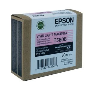Epson T580B Ink Cartridge Vivid Light Magenta C13T580B00