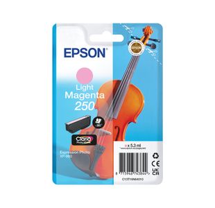 Epson 250 Violin Claria Photo HD Ink Cartridge Lt Magenta C13T16N64010