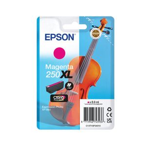 Epson 250XL Violin Claria Photo HD Ink Cart HY Magenta C13T16P34010