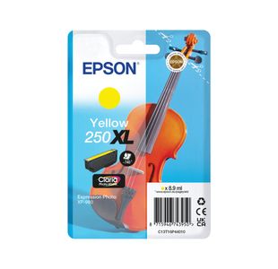 Epson 250XL Violin Claria Photo HD Ink Cartridge HY Ylw C13T16P44010