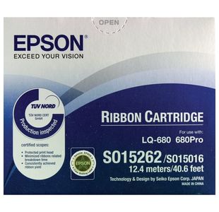 Epson SIDM Ribbon Cartridge Black C13S015262