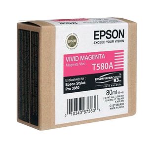Epson T580A Ink Cartridge Vivid Magenta C13T580A00