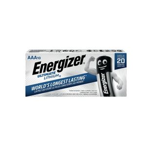 Energizer Ultimate AAA Lithium Batteries (Pack of 10) 634353