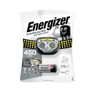 Energizer Vision Ultra HD Headlight 2 hours 45 minutes Run Time 3xAAA E301371802