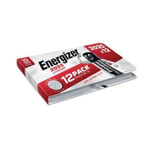 Energizer Lithium 2025 Coin Cell Battery (Pack of 12) E303693000