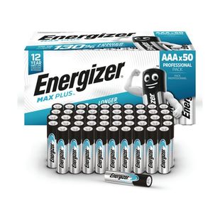 Energizer Max Plus AAA Alkaline Batteries (Pack of 50) E303865600