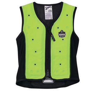 Ergodyne Premium Dry Evaporative Cooling Vest Lime Green XL EY6685xL