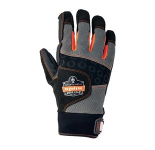 Ergodyne Full Finger Anti Vibration Gloves 1Pr Black/Grey 2XL EY90022XL
