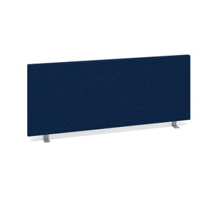 Straight desktop fabric screen 1000mm x 400mm - blue