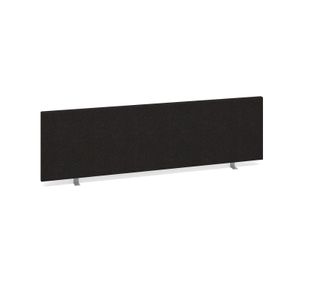 Straight desktop fabric screen 1400mm x 400mm - black