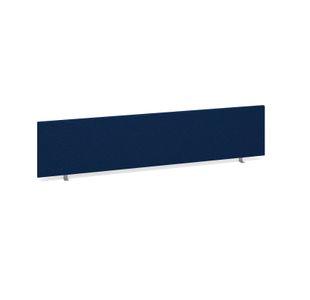 Straight desktop fabric screen 1800mm x 400mm - blue