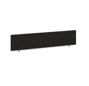 Straight desktop fabric screen 1800mm x 400mm - black