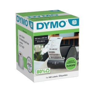 Dymo LabelWriter DHL Shipping Labels 140 Per Roll 102 x 210mm Self-Adhesive White 2166659