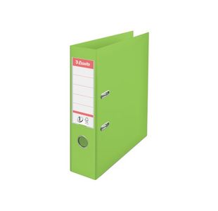 Esselte 75mm Lever Arch File Polypropylene A4 Green (Pack of 10) 624069