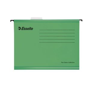 Esselte Classic A4 Green Suspension File (Pack of 25) 90318