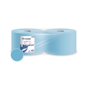 Lucart Professional Skytech 3.1000 Floorstand 3-Ply Paper Roll Blue (Pack of 2) 851279A