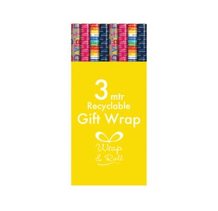 Happy Birthday Giftwrap Paper 3m Assorted Pack of 49 37091-GWC