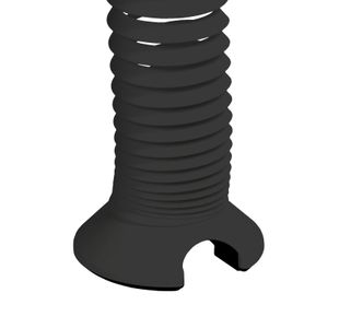 Elev8 vertical expanding cable spiral - black