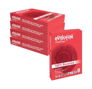 Evolution Everyday A4 Recycled Paper 75gsm White (Pack of 2500) EVE2175