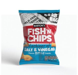 Fish N Chips Salt Vinegar Grab Bag 40g (Pack of 30) 17368