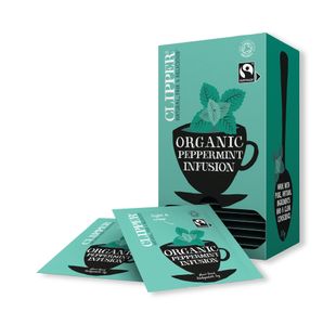 Clipper Fairtrade Organic Peppermint Tea Bags (Pack of 25) CTN409