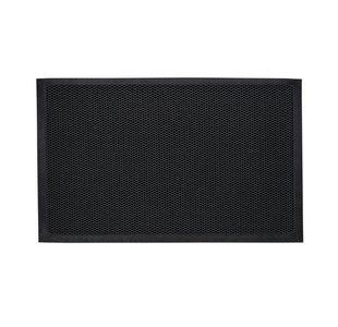 Doortex Meshmat Flat Edging Full Anti-slip PVC Backing 400x600mm Metallic Grey UREMFLYV0001