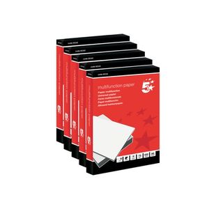 5 Star Copier Paper 75gsm A4 White (Pack of 2500) FS00345