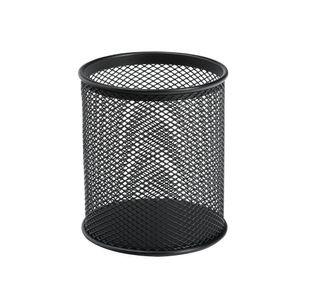 5 Star Wire Mesh Pen Pot Diameter 80mm Height 95mm Black 126740