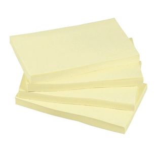 5 Star Office Re-Move Notes Repositionable Pad of 100 Sheets 76x127mm Yellow (Pack of 12)