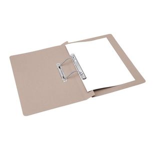 5 Star Office Transfer Spring File Mediumweight 285gsm Capacity 38mm Foolscap Buff (Pack of 50)
