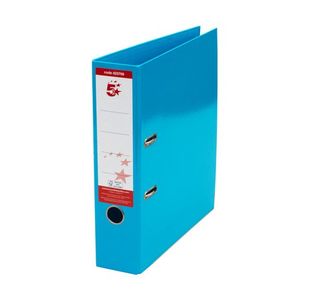 5 Star Office Lever Arch File A4 Blue (Pack of 10)