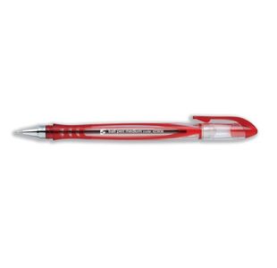 5 Star Office Grip Ball Pen Medium 1.0mm Tip 0.4mm Line Red (Pack of 20)