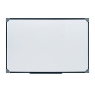 5 Star Office Magnetic Drywipe Board Steel Trim with Fixing Kit and Detachable Pen Tray 900x600mm