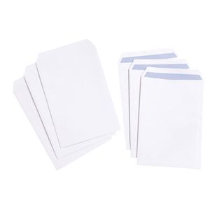 5 Star Envelope C4 Pocket Self Seal 100gsm White (Pack of 250)