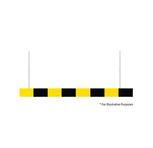 Traffic-Line Height Restriction Bar 2500mm Ylw/Blk FS606587